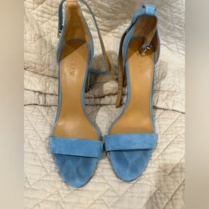 Baby blue gently worn JCrew sandals